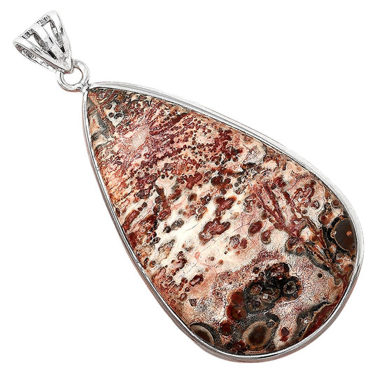 Natural Leopard Skin Jasper Pendant P-1001 SDP155997