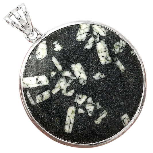 Natural Hornblende Pendant P-1001 SDP156002