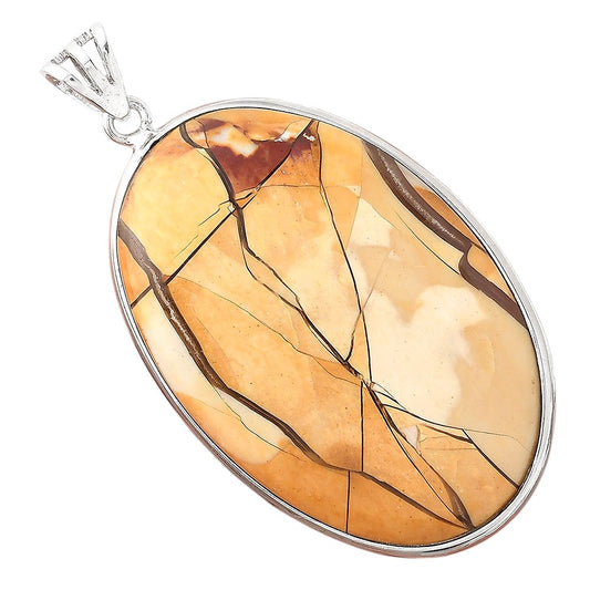 Natural Brecciated Mookaite Pendant P-1001 SDP156009