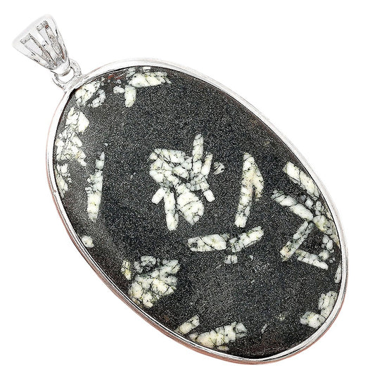 Natural Hornblende Pendant P-1001 SDP156010