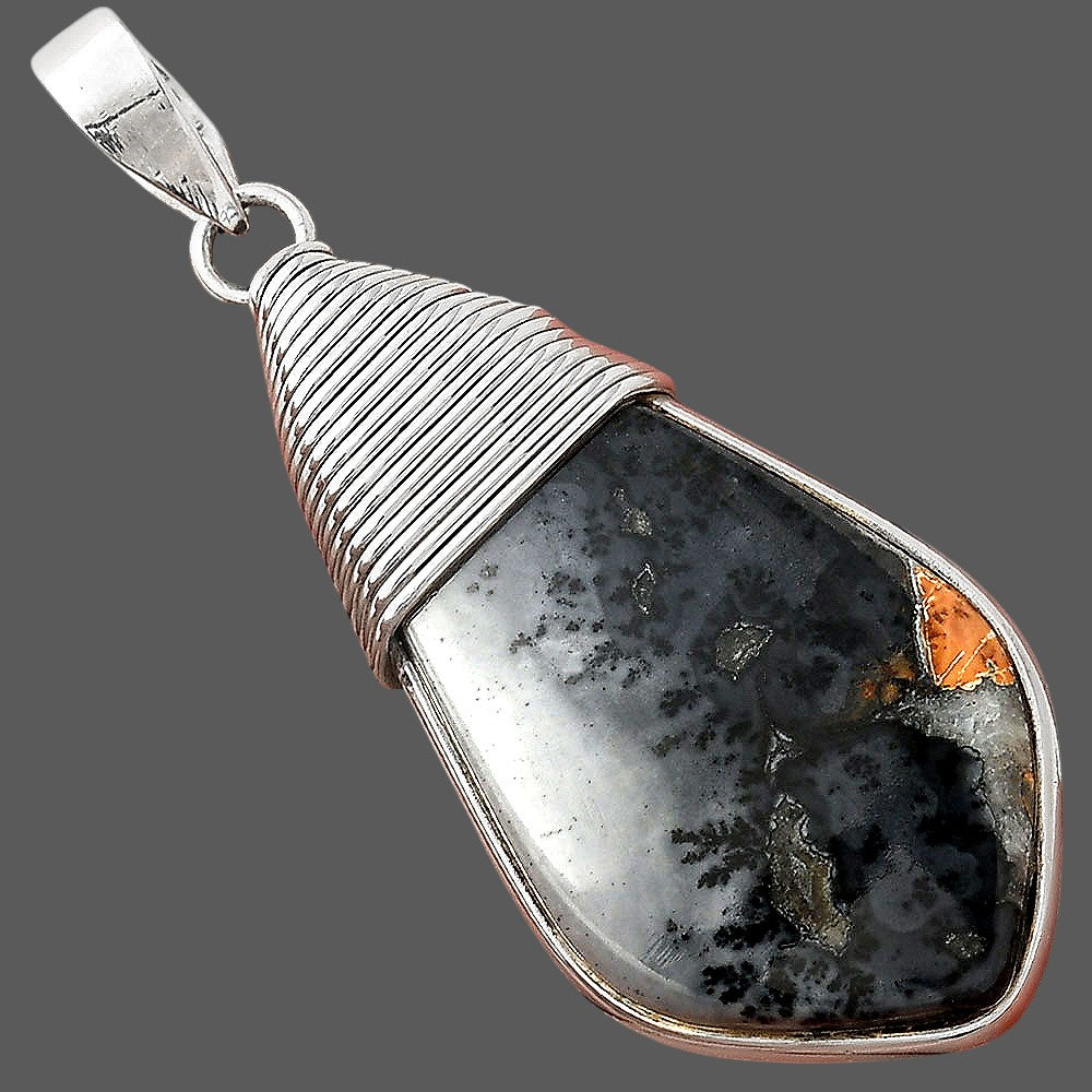 Natural Maligano Jasper - Indonesia Pendant P-1411 SDP156096