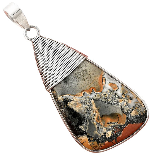 Natural Maligano Jasper - Indonesia Pendant P-1411 SDP156098