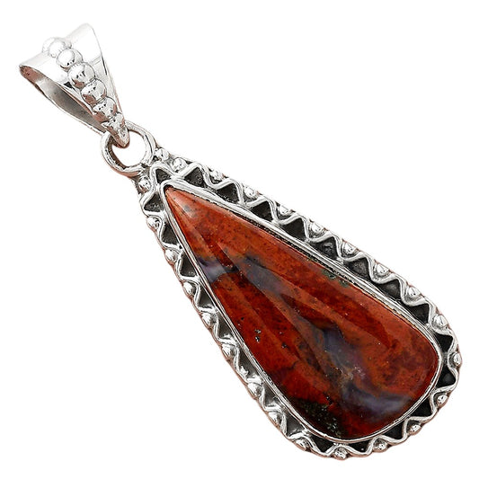 Natural Red Moss Agate Pendant P-1514 SDP156109