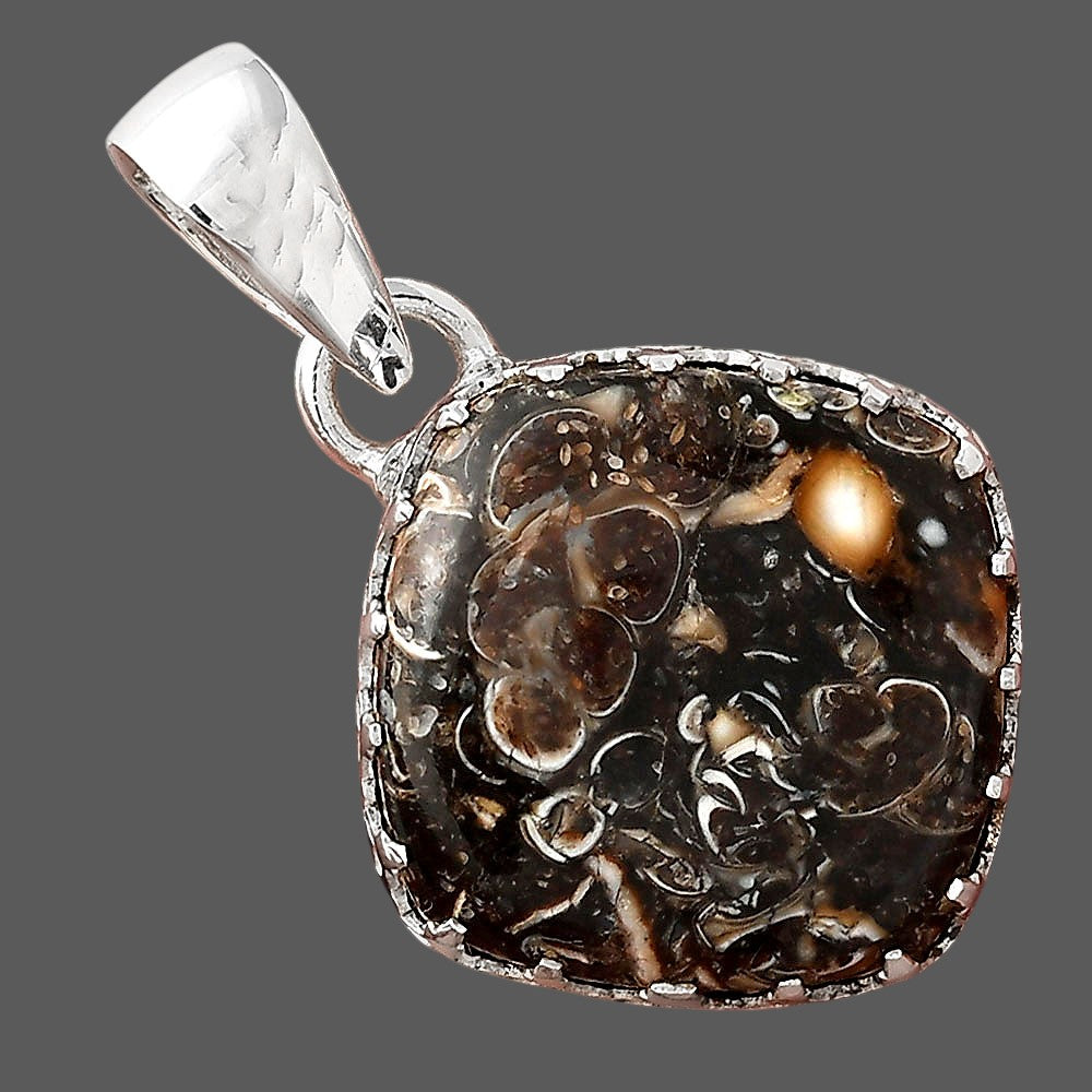 Natural Turtella Jasper - USA Pendant P-1325 SDP156111