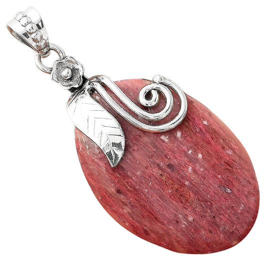 Natural Pink Tulip Quartz Pendant P-1582 SDP156133