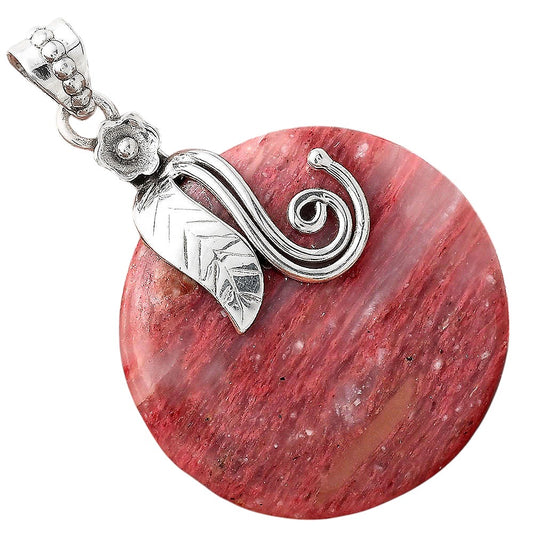 Natural Pink Tulip Quartz Pendant P-1582 SDP156140