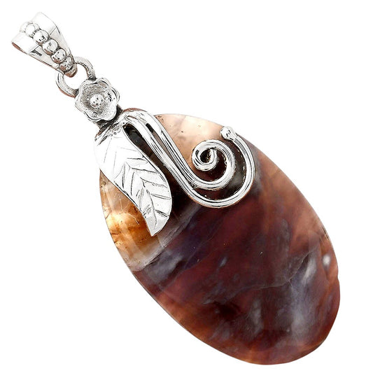 Natural Amethyst Sage Agate - Nevada Pendant P-1582 SDP156142