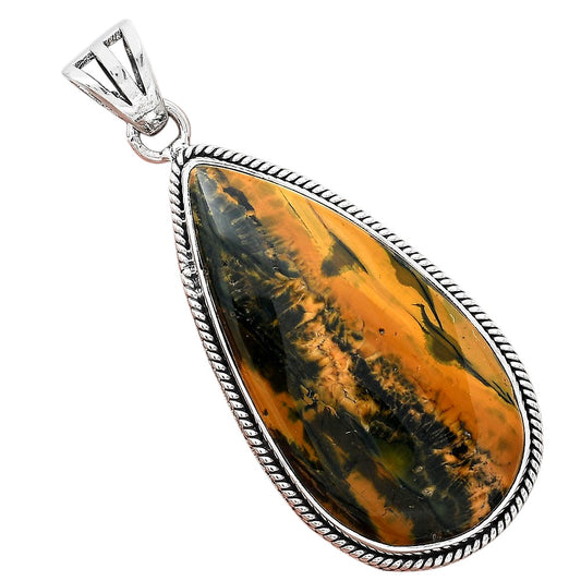 Natural Turkish Rainforest Chrysocolla Pendant P-1056 SDP156156