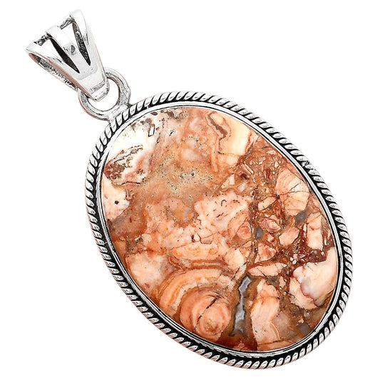 Natural Rosetta Picture Jasper Pendant P-1056 SDP156181