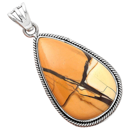 Natural Brecciated Mookaite Pendant P-1056 SDP156194