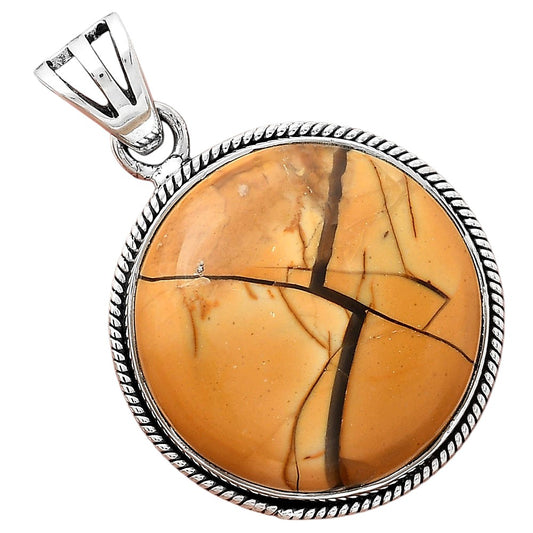 Natural Brecciated Mookaite Pendant P-1056 SDP156196