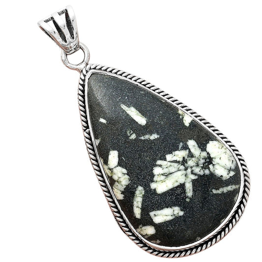 Natural Hornblende Pendant P-1056 SDP156197