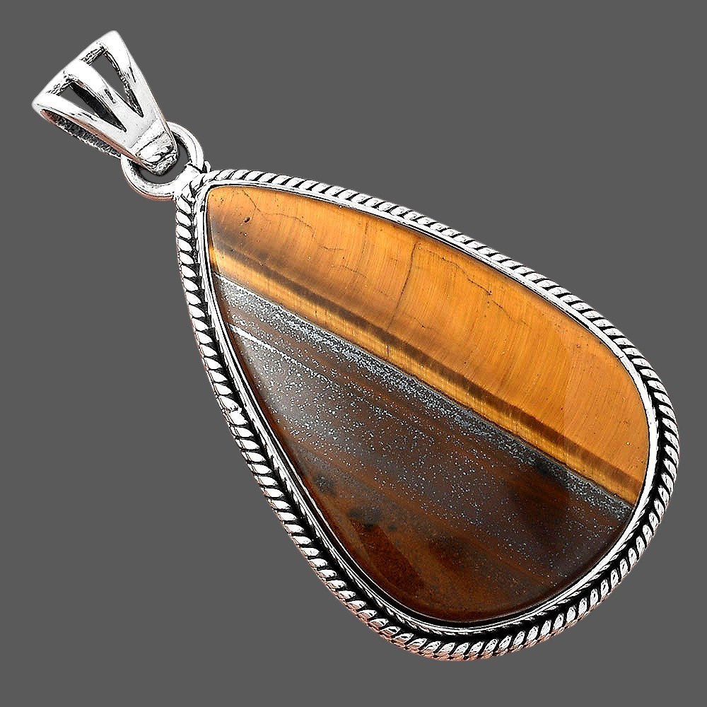 Natural Tiger Eye - Africa Pendant P-1056 SDP156217