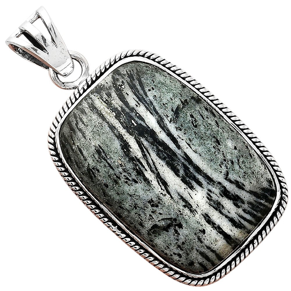 Natural Hornblende Pendant P-1056 SDP156218