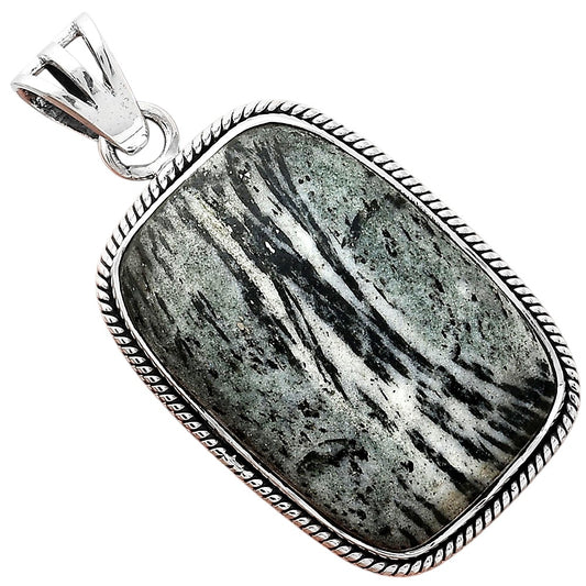 Natural Hornblende Pendant P-1056 SDP156218