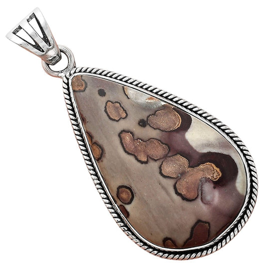 Natural Coffee Bean Jasper Pendant P-1056 SDP156223