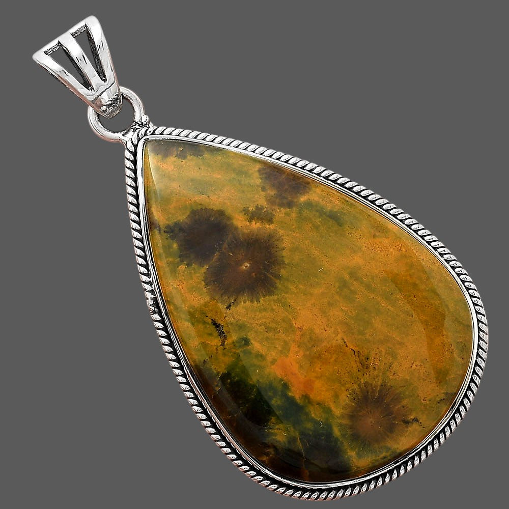 Natural Ocean Jasper - Madagascar Pendant P-1056 SDP156225
