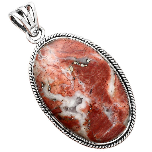 Natural Rosetta Picture Jasper Pendant P-1056 SDP156231