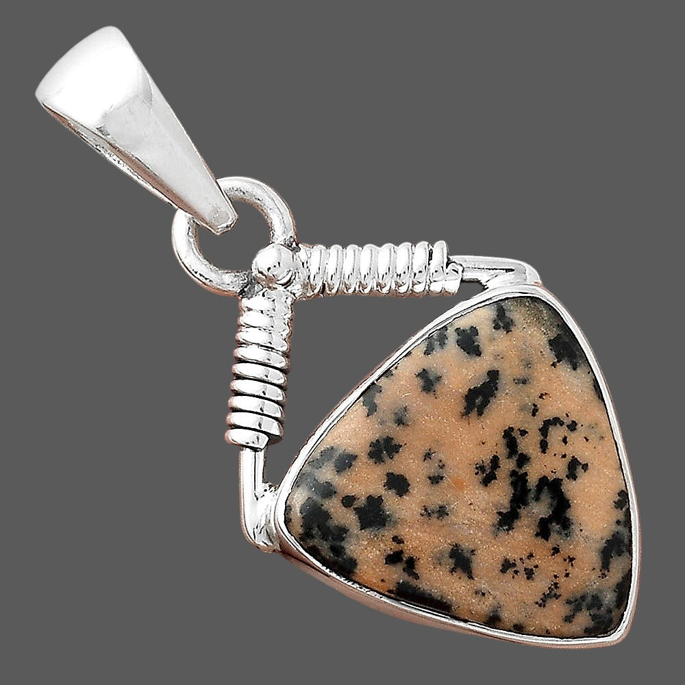 Natural Russian Honey Dendrite Opal Pendant P-1600 SDP156255