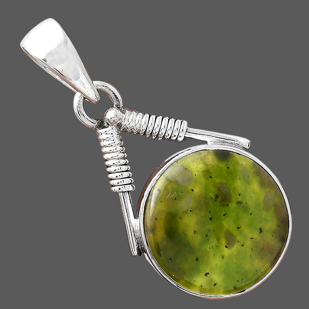Natural Chrome Chalcedony Pendant P-1600 SDP156260
