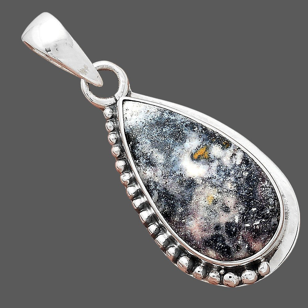 Natural Indian Blanket Jasper Pendant P-1326 SDP156333