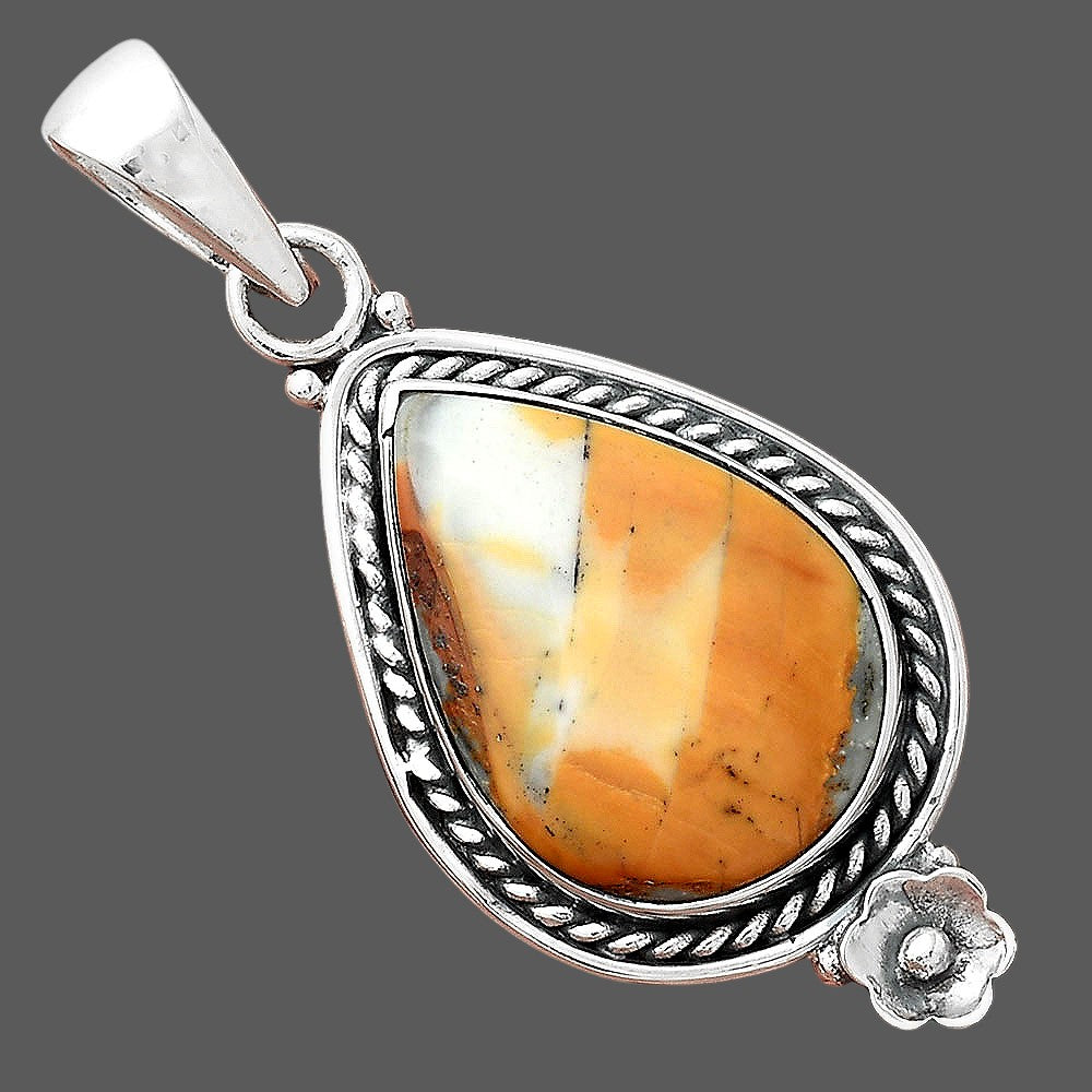 Natural Maligano Jasper - Indonesia Pendant P-1620 SDP156340