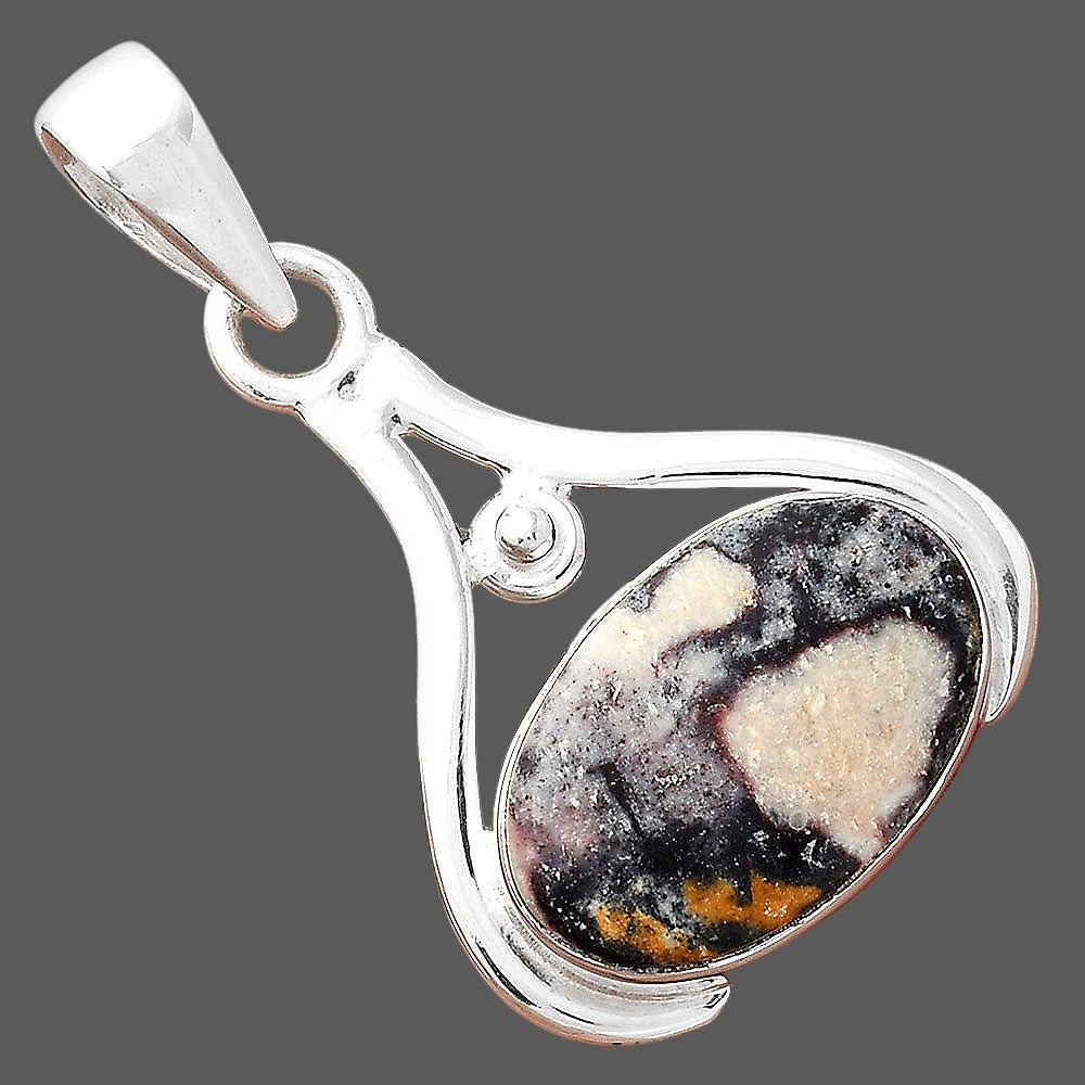 Natural Indian Blanket Jasper Pendant P-1407 SDP156354