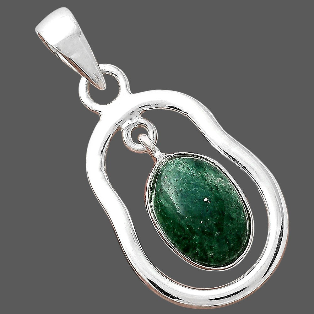 Natural Green Aventurine Pendant P-1171 SDP156363