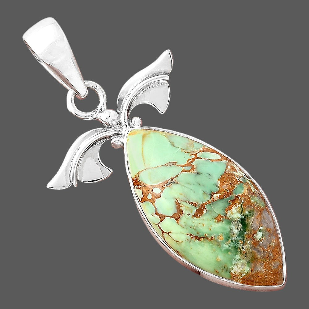Natural Australian Variscite Pendant P-1547 SDP156421