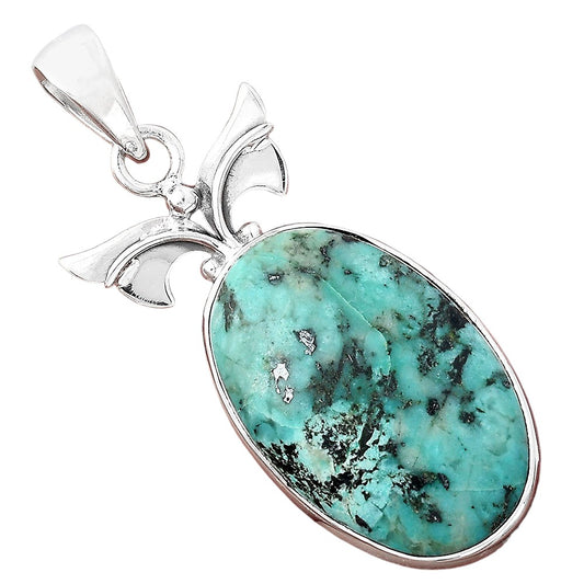 Natural Brazilian Turquoise Pendant P-1547 SDP156429