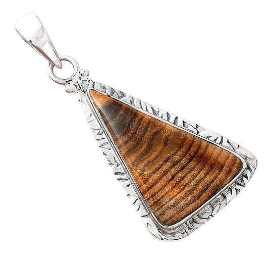 Natural Brown Aragonite Pendant P-1397 SDP156444
