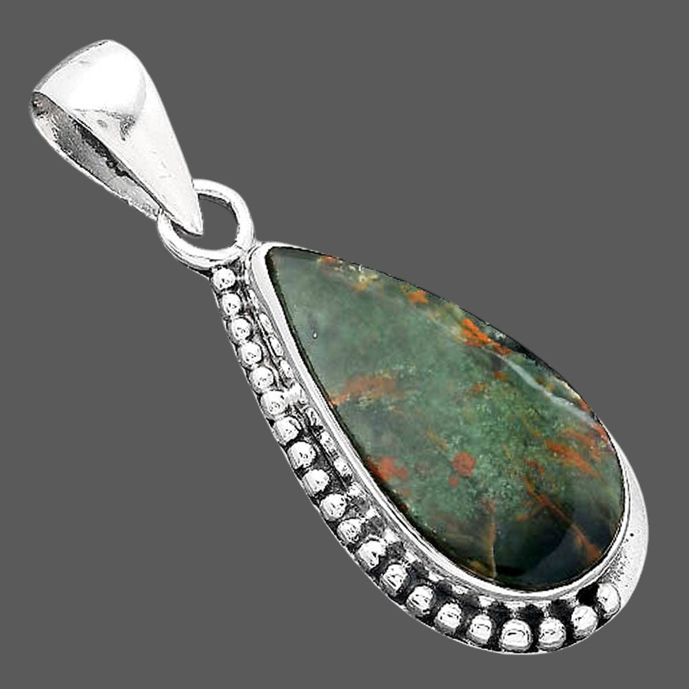 Natural Chrome Chalcedony Pendant P-1326 SDP156475