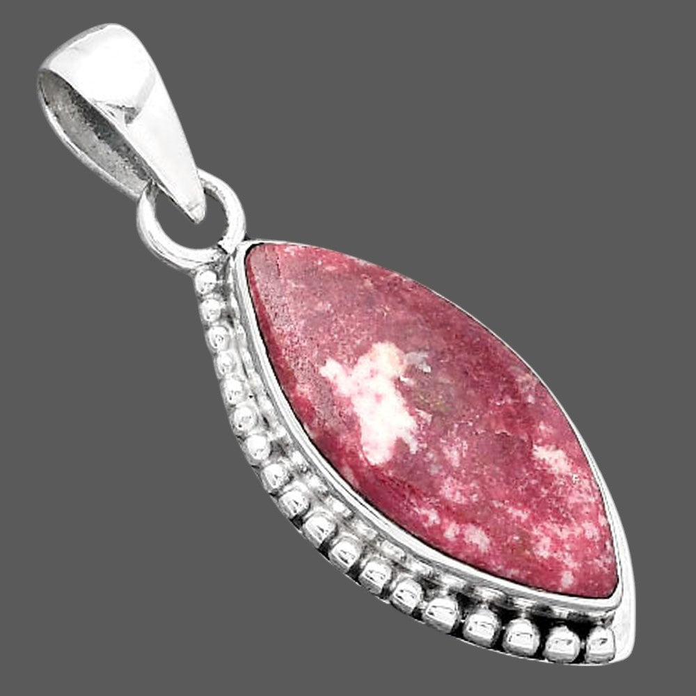 Natural Pink Thulite - Norway Pendant P-1326 SDP156476