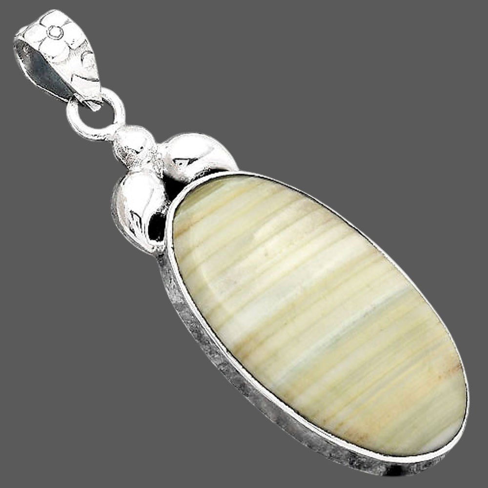Natural Saturn Chalcedony Pendant P-1694 SDP156506