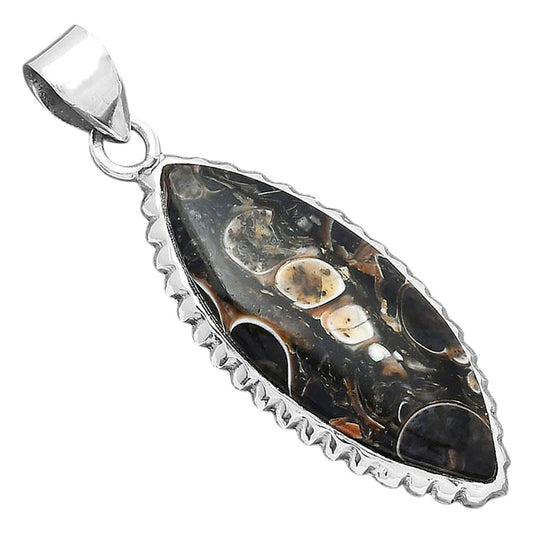 Natural Turtella Jasper - USA Pendant P-1371 SDP156514