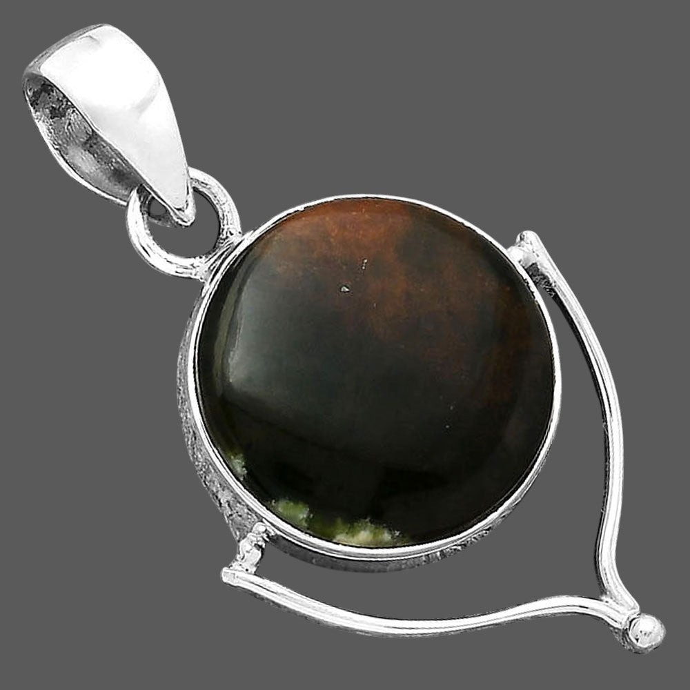 Natural Chrome Chalcedony Pendant P-1393 SDP156523