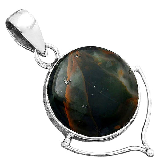 Natural Turkish Rainforest Chrysocolla Pendant P-1393 SDP156543