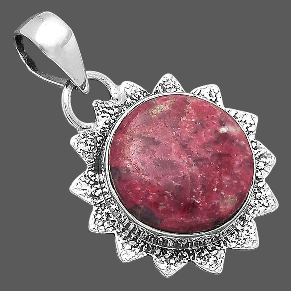 Natural Pink Thulite - Norway Pendant P-1205 SDP156548
