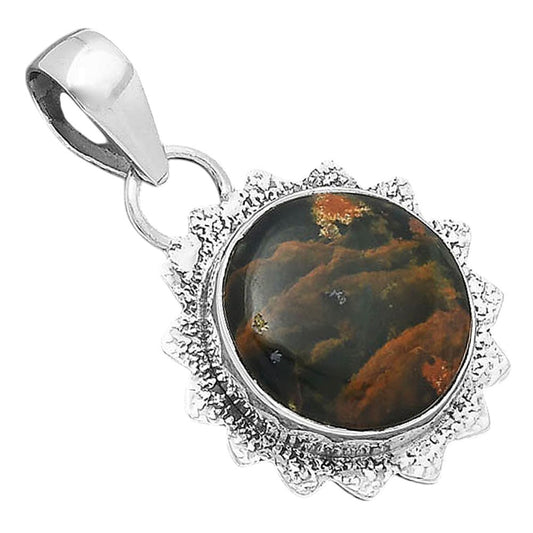 Natural Turkish Rainforest Chrysocolla Pendant P-1205 SDP156563