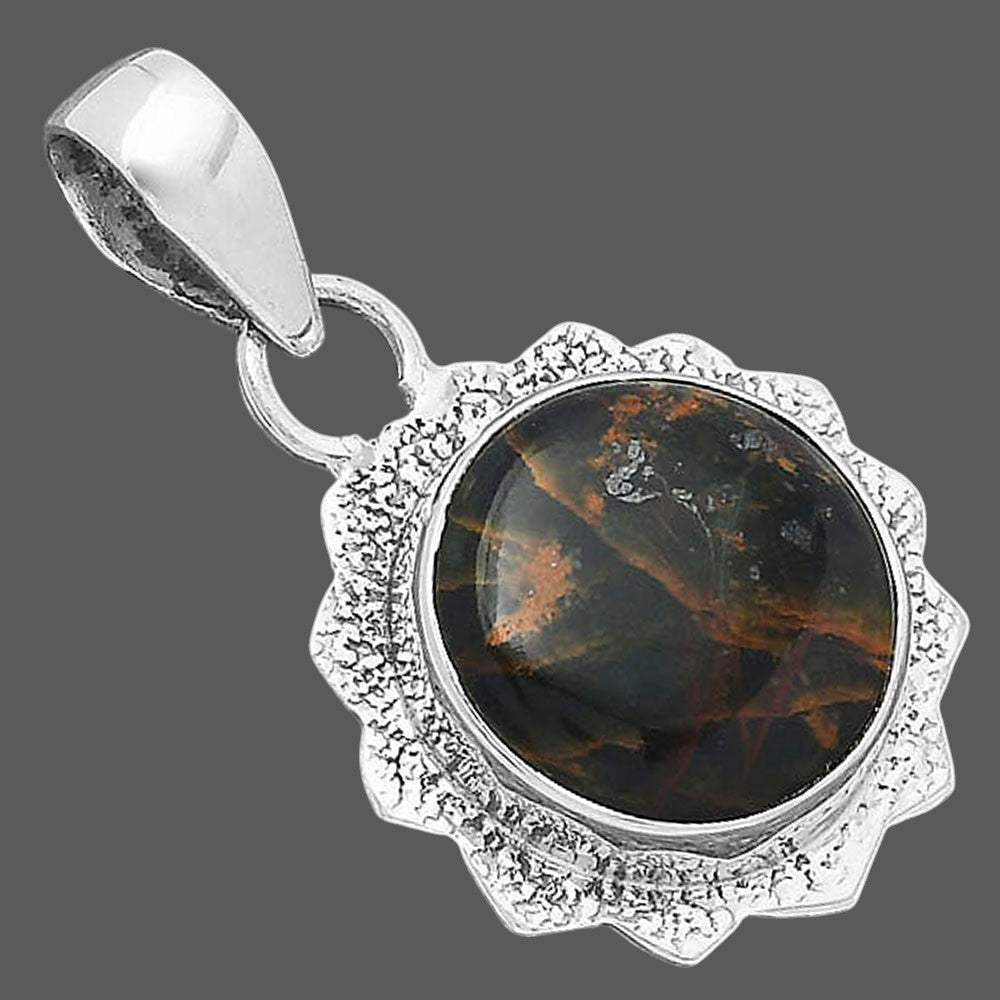 Natural Turkish Rainforest Chrysocolla Pendant P-1205 SDP156568