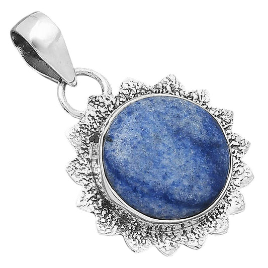 Natural Dumortierite Quartz Pendant P-1205 SDP156570