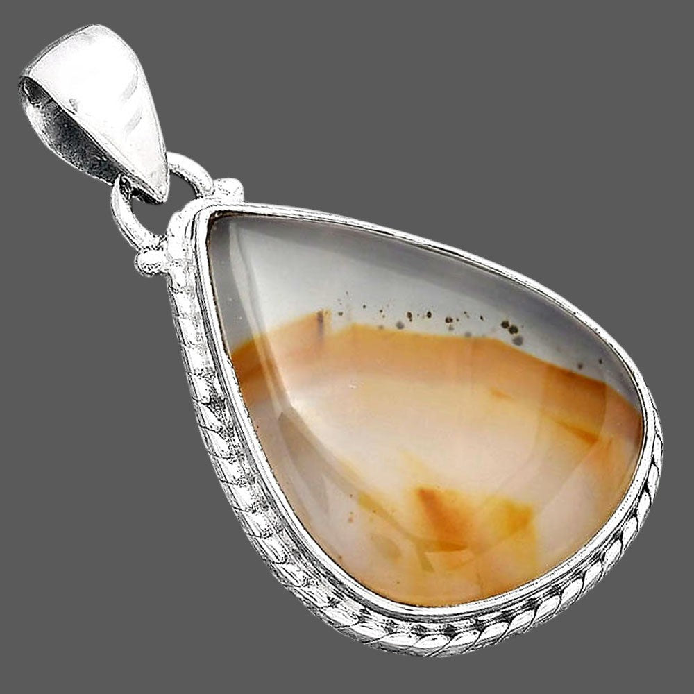 Natural Montana Agate - USA Pendant P-1056 SDP156592