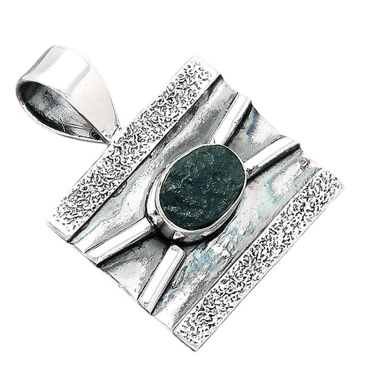 Natural Tektite Rough - Greek Pendant P-1658 SDP156595