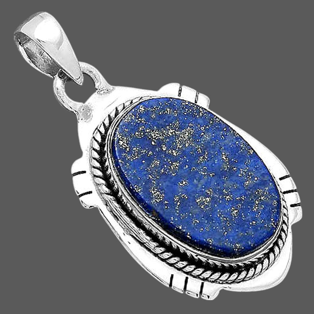 Natural Lapis - Afghanistan Pendant P-1463 SDP156623