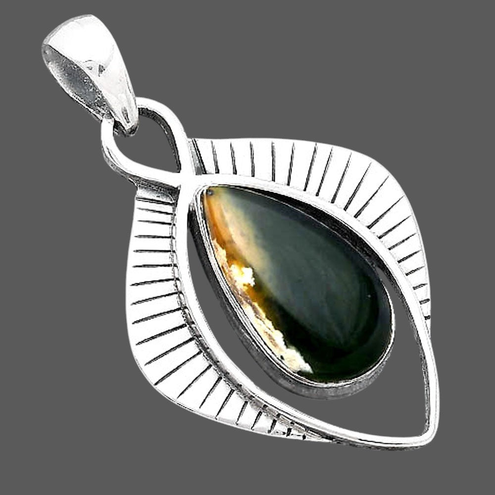 Natural Chrome Chalcedony Pendant P-1402 SDP156651