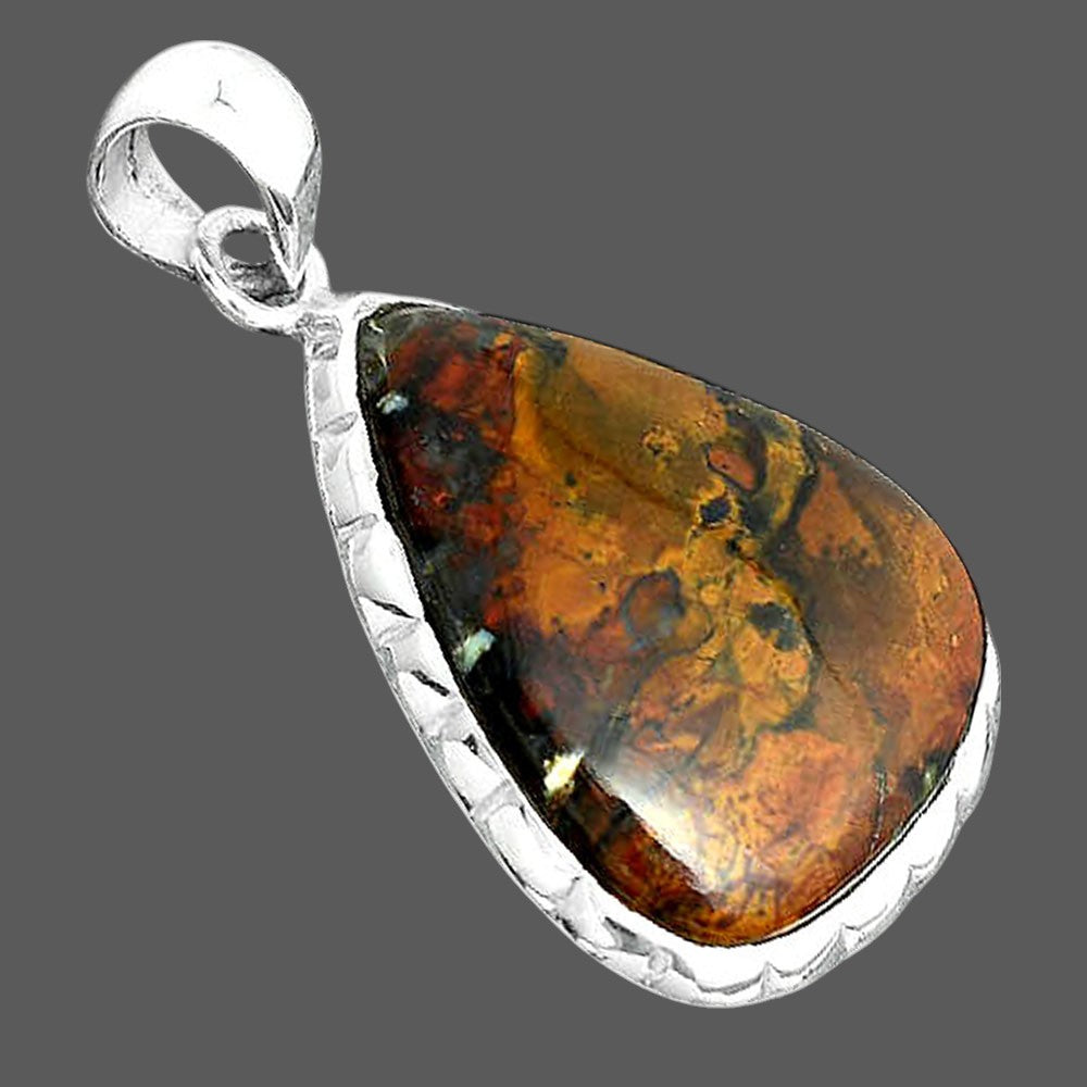 Natural Purple Cow Jasper Pendant P-1110 SDP156691