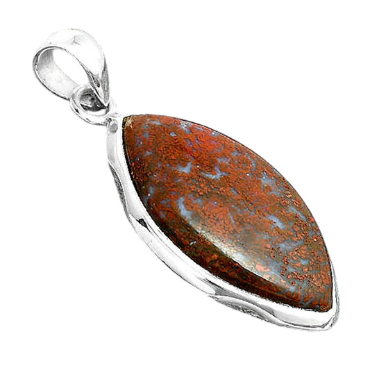 Natural Red Moss Agate Pendant P-1110 SDP156702