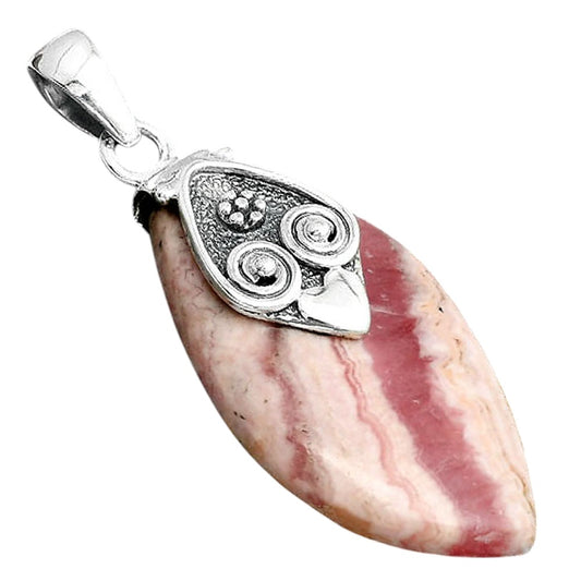 Natural Rhodochrosite Argentina Pendant P-1388 SDP156722