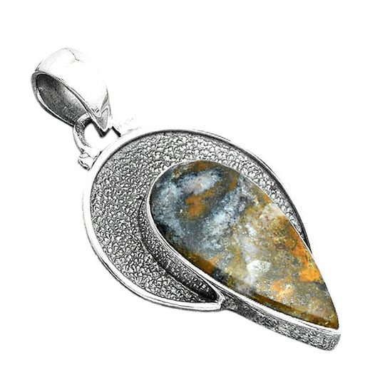 Natural Indian Blanket Jasper Pendant P-1401 SDP156739