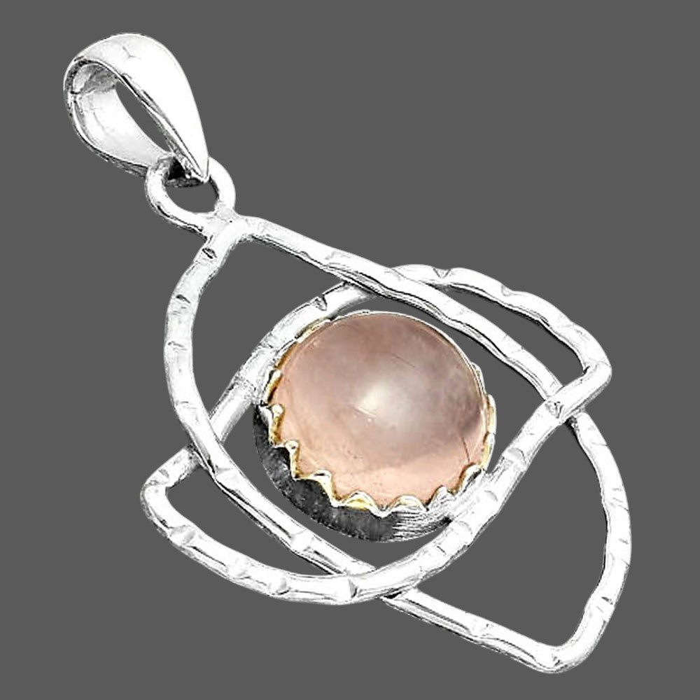 Natural Rose Quartz - Madagascar Pendant P-1370 SDP156764